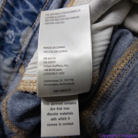 NEW Free‎ People We The Free Naiomi floral print flare jeans, 27 - Picture 12 of 14